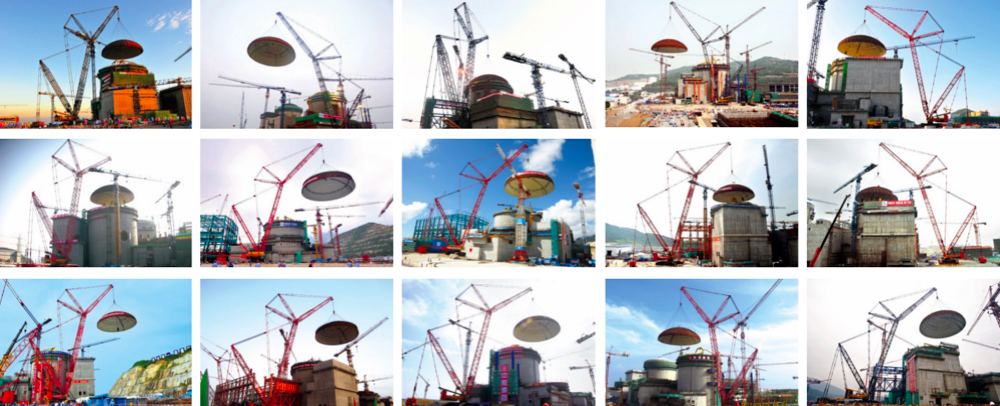 Help China nuclear Power’s first “two-in-one” crawler crane SCC52000TM debut